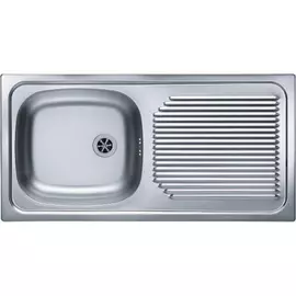 Мойка alveus basic 60 nat-60 860х435 мм, 1x в комплекте с сифоном 1011717 1008843