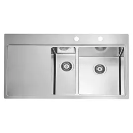 Мойка alveus pure 60 kmb-90 980х525 мм, 1+1/2 правая в комплекте с сифоном 1127259 1103655