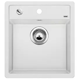 Мойка blanco dalago 45 silgranit белый с клапаном автоматом 517160