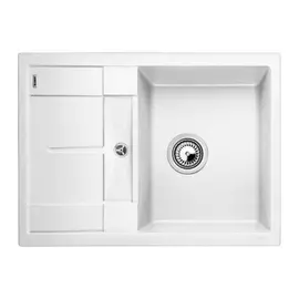 Мойка blanco metra 45s compact silgranit белый с клапаном автоматом 519576