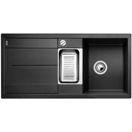 Мойка blanco metra 6 s silgranit puradur антрацит, с аксессуарами, с клапаном автоматом 513053