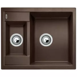 Мойка blanco metra 6 silgranit кофе, с клапаном автоматом 516162