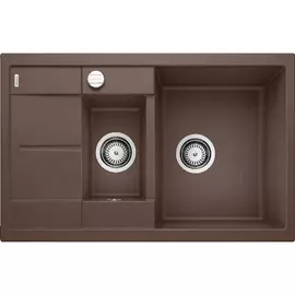 Мойка blanco metra 6s compact silgranit кофе, с клапаном автоматом 515044