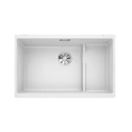 Мойка blanco subline 700 u level silgranit белый с отводной арматурой infino 523542