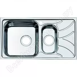 Мойка iddis arro s, нерж. сталь, полир., 1 1/2, чаша слева, 780*440, id arr78pxi77