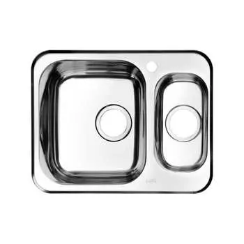 Мойка iddis strit s, нерж. сталь, шелк, 1 1/2, чаша слева, 605*480, id str60sxi77