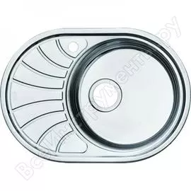Мойка iddis suno s, нерж. сталь, полир., чаша справа, 650*460, id sun65pri77