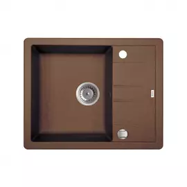 Мойка iddis vane g granucryl, шоколад, 1 чаша, 620х500 v32c621i87