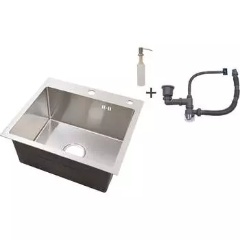 Мойка из нержавеющей стали Alcora Vienna 3045028S +3046513S