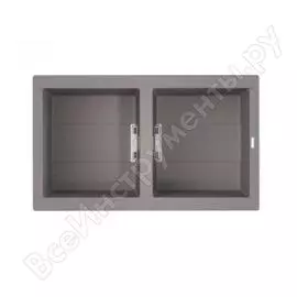 Мойка omoikiri banzen 86-2-gr new artceramic/leningrad grey 4993318