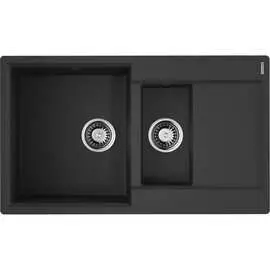 Мойка omoikiri daisen 86-2-bl artgranit/черный 4993477