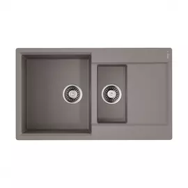 Мойка omoikiri daisen 86-2-gr artgranit/leningrad grey 4993475