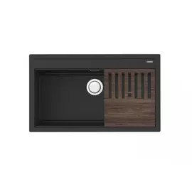 Мойка omoikiri kitagawa 86-lb-gb artceramic/графит new 4993794