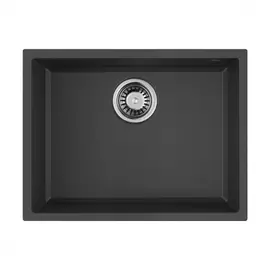 Мойка omoikiri tedori 54-u-bl tetogranit/черный new 4993988