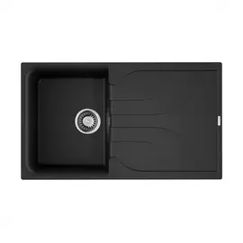Мойка omoikiri yasugata 86-bl tetogranit/черный 4993868