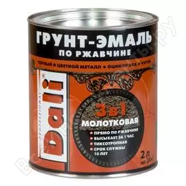 Молотковая грунт-эмаль по ржавчине DALI 135633
