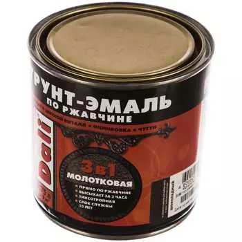 Молотковая грунт-эмаль по ржавчине DALI 135284