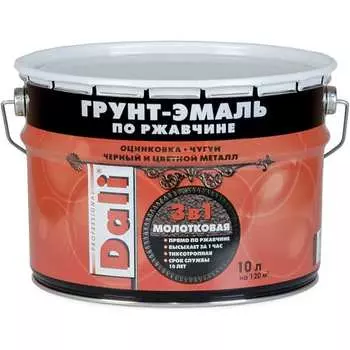 Молотковая грунт-эмаль по ржавчине DALI 42151