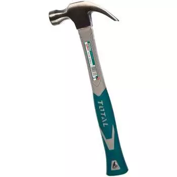 Молоток-гвоздодер 220 г total tht7386