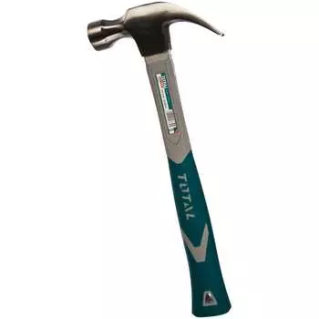 Молоток-гвоздодер 450 г total tht73166