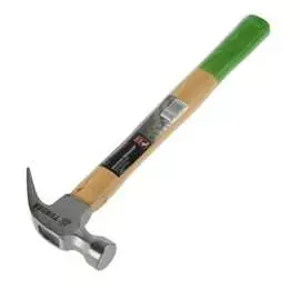 Молоток-гвоздодер tundra деревянная рукоятка, 250 г 882001