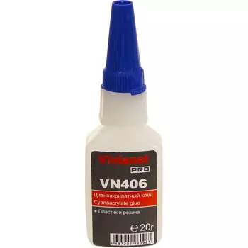 Моментальный цианоакрилатный клей для эластомеров и резины VINTANET VN406 VN40620