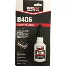 Моментальный цианокрилатный клей для резин и пластиков Bondloc