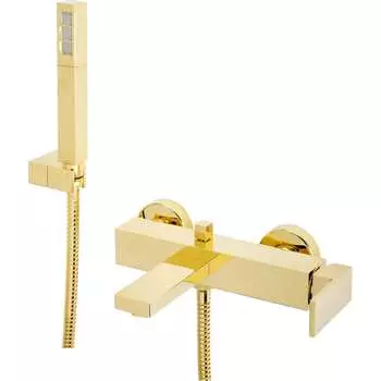 Монокомандный внешний смеситель для ванны Migliore KVANT GOLD 25391