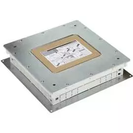 Монтажная коробка под люк в пол Simon на 3 S-модуля, в бетон, глубина 75-90 мм, металл G300