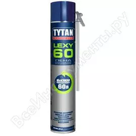 Монтажная всесезонная пена tytan professional lexy 60 o2 750мл 21468