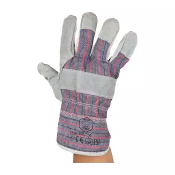 Монтажные спилковые комбинированные перчатки SAMGRUPP SAMC-074000002-36