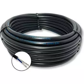 Монтажный кабель ПРОВОДНИК мкш 2x0.5 мм2, 1м OZ48628L1