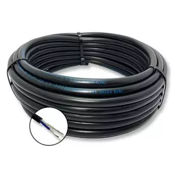 Монтажный кабель ПРОВОДНИК мкш 2x0.75 мм2, 200м OZ48626L200