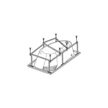 Монтажный комплект для ванны Santek ГОА 1WH112428 00038718
