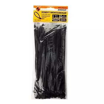 Монтажный пластиковый хомут Энкор