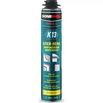 Монтажный полиуретановый профессиональный клей пена многоцелевой DONEWELL DONEWELL K13 DPP10UAU