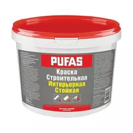 Морозостойкая строительная интерьерная стойкая краска Pufas тов-175167