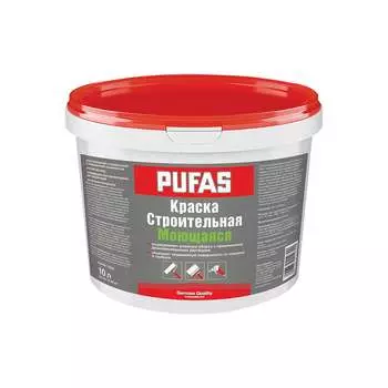 Морозостойкая строительная моющаяся краска Pufas тов-175168
