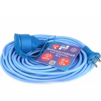 Морозостойкий удлинитель Power Cube PC-1F-R-20(IP)