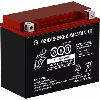 Мото аккумулятор WBR MT12-18