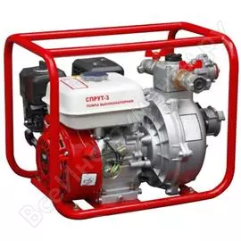 Высоконапорная самовсасывающая мотопомпа Лесхозснаб Спрут-3 4631140677485