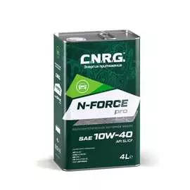 Моторное масло c.n.r.g. n-force pro 10w-40, sl/cf, полусинтетическое cnrg-017-0004