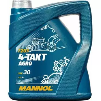Моторное масло для садовой техники MANNOL AGRO SAE 30 1441