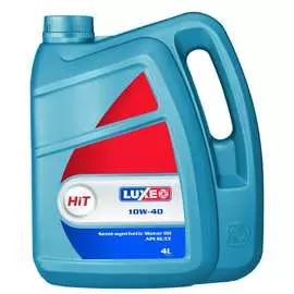 Моторное масло hit полусинтетика 10w40, sl/cf, 4л luxе 121