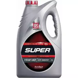 Моторное масло Лукойл СУПЕР SAE 15W-40, API SG/CD 19195