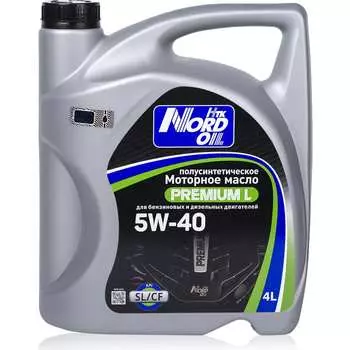 Моторное масло NORD OIL Premium L 5W-40, SL/CF NRL026