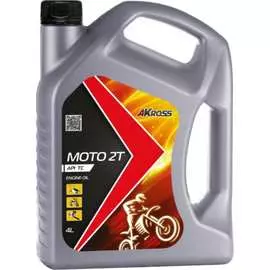 Моторное полусинтетическое масло AKross Мoto 2Т ТС AKS0027MOS