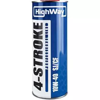 Моторное полусинтетическое масло HighWay 4T SJ/CF 10W40 10017