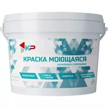 Моющаяся быстросохнущая акриловая краска КР 4610044291003 4300009166