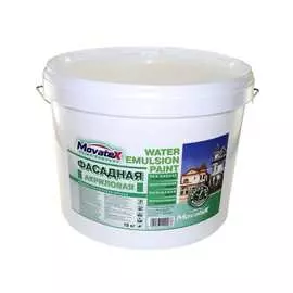 Моющаяся фасадная водоэмульсионная краска Movatex Т02333